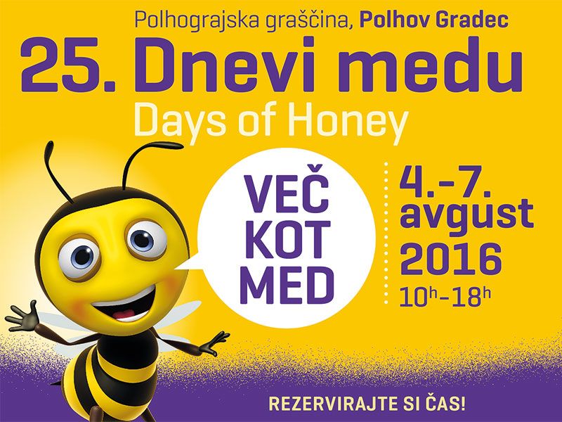 25. Dnevi medu 2016, Polhov Gradec